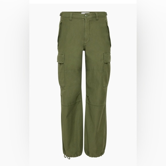 Aritzia TNA Supply Cargo Pant Size 4 in Green - Picture 1 of 6